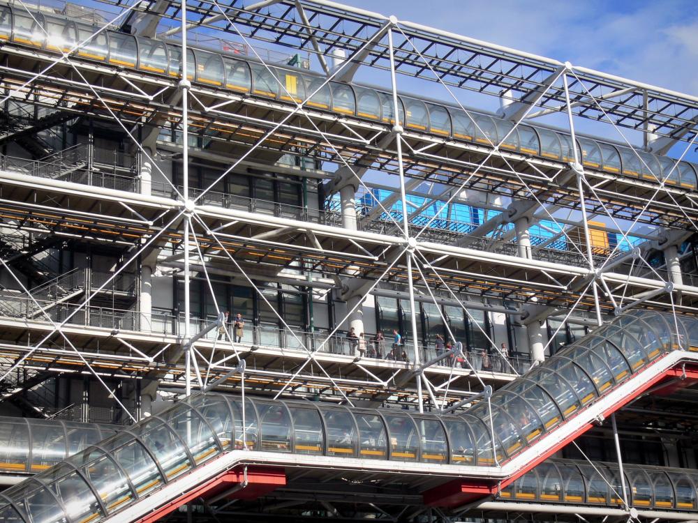 Photos centre pompidou musée national d'art moderne 19 ... Construction moderne en france