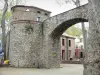 Céret - Porte d'Espagne gate and corner tower home to the Françoise Claustre Heritage House