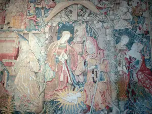 La Chaise-Dieu Abbey - Tapestry illustrating the Nativity