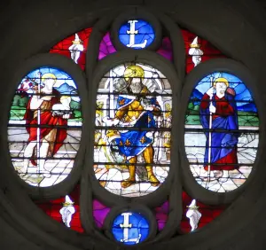 Champigny-sur-Veude - Finestre della Sainte-Chapelle