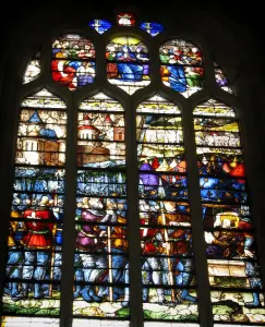 Champigny-sur-Veude - Stained glass windows of the Sainte-Chapelle