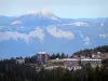 Chamrousse - Recoin (Chamrousse 1650) avec vue sur la montagne