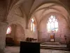 La Charité-sur-Loire - Dentro de la iglesia del priorato de Notre Dame: gótica capilla axial