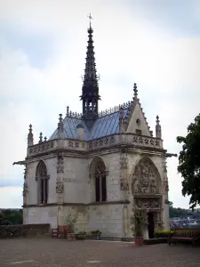Château d'Amboise - Saint-Hubert chapel of Flamboyant Gothic style