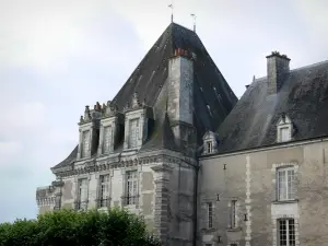 Château d'Azay-le-Ferron - Voorgevel van het kasteel