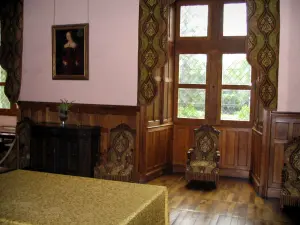 Château d'Azay-le-Rideau - Inside of the castle: small dining room