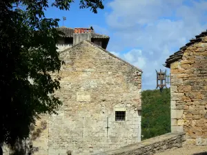Château de Cas - Façades de pierres du domaine