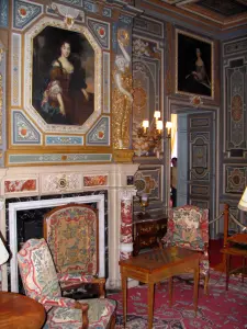 Château de Cheverny - Inside of the Château: big lounge