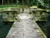 Château de Courances - Parc du château : le Dôme avec ses cracheurs d'eau