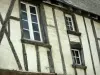 Château-Gontier - Façade d'une maison à pans de bois