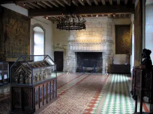 Château de Langeais - Intérieur du château : salle du mariage