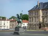 Château de Lunéville - Statue équestre du général Lasalle