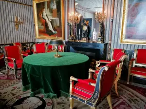 Château de Malmaison - Intérieur du château, musée : salle du Conseil