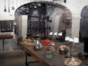 Château de Valençay - Château interior: kitchens