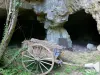 Château de Valençay - Park of the château: tufa caves and cart