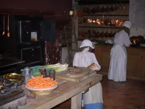 Château de Vaux-le-Vicomte - Intérieur du château : cuisine