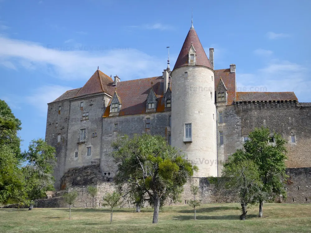 Châteauneuf-en-Auxois - Châteauneuf: Château fort médiéval de Châteauneuf