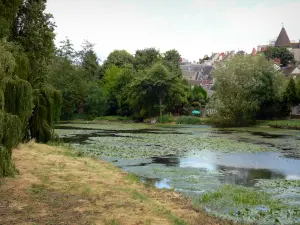 Châteauroux - Ufer des Flusses Indre (Indre-Tal)