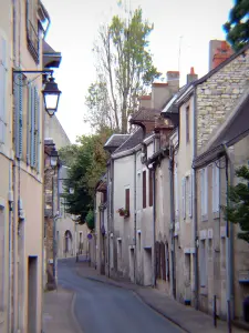 Châteauroux - Strasse gesäumt von Häusern