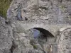 Châtelet bridge - Bridge between two rock faces; in the Ubaye valley