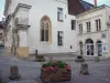 La Châtre - Facades of the Town Hall and the Maurice Sand room