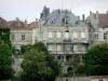 Chaumont - Façades de maisons de la vieille ville