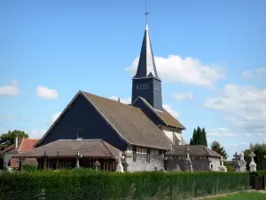 Chiesa a graticcio del Pays du Der - Graticcio chiesa di Sainte-Marie-du-Lac-Nuisement