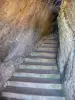 Chiesa rupestre di Vals - Scala nella roccia