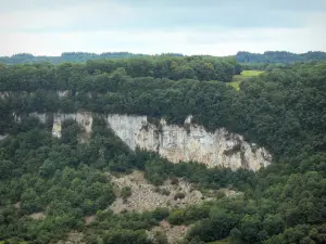 Circo di Baume - Le scogliere remote e gli alberi