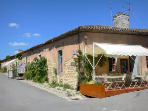 Citadelle de Blaye - Terrasse de café et boutique de souvenirs au coeur de la citadelle