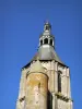 Civray - Kirchturm (Turm-Laterne achteckig) der Kirche Saint-Nicolas