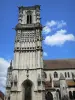 Clamecy - Saint-Martin collegiate church and Gothic tower