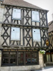 Clamecy - Old half-timbered house