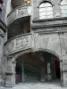 Clermont-Ferrand - Fontfreyde hotel (rinascimentale): scala a chiocciola