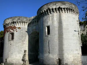 Cognac - Porte de Saint-Jacques con sus dos torres con almenas