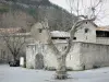 Colmars - Porte de France, remparts et arbres