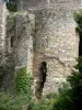 Conches-en-Ouche - Detail of the keep