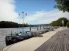Conflans-Sainte-Honorine - Puerto fluvial con sus barcos amarrados