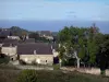 Cornisa angevina - La cornisa, casas con vistas
