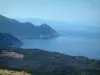 Corsican Cape - Mountains of the west coast that plunge into the sea