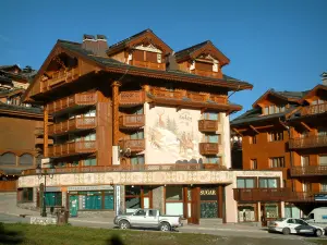 Courchevel - Residence - chalets of the Courchevel 1850 ski resort (winter sports)