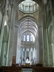 Coutances - Inside of the cathedral