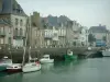 Le Croisic - Boats, quay and houses