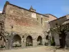 Cruis - Abteikirche Notre-Dame-et-Saint-Martin und Arkaden des Kreuzgangs (Überreste der Abtei)