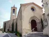 Cruis - Notre-Dame-et-Saint-Martin abbey church and its bell tower