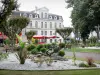 Dax - Facade and plants of the Place Thiers square