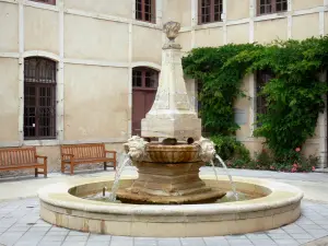 Dax - Fontaine du centre culturel (hôtel Neurisse)