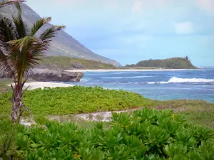 La Désirade - Paisaje costero de la isla de Désirade