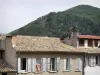 Digne-les-Bains - Houses and mountain