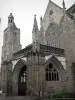 Dol-de-Bretagne - Saint-Samson kathedraal en de veranda